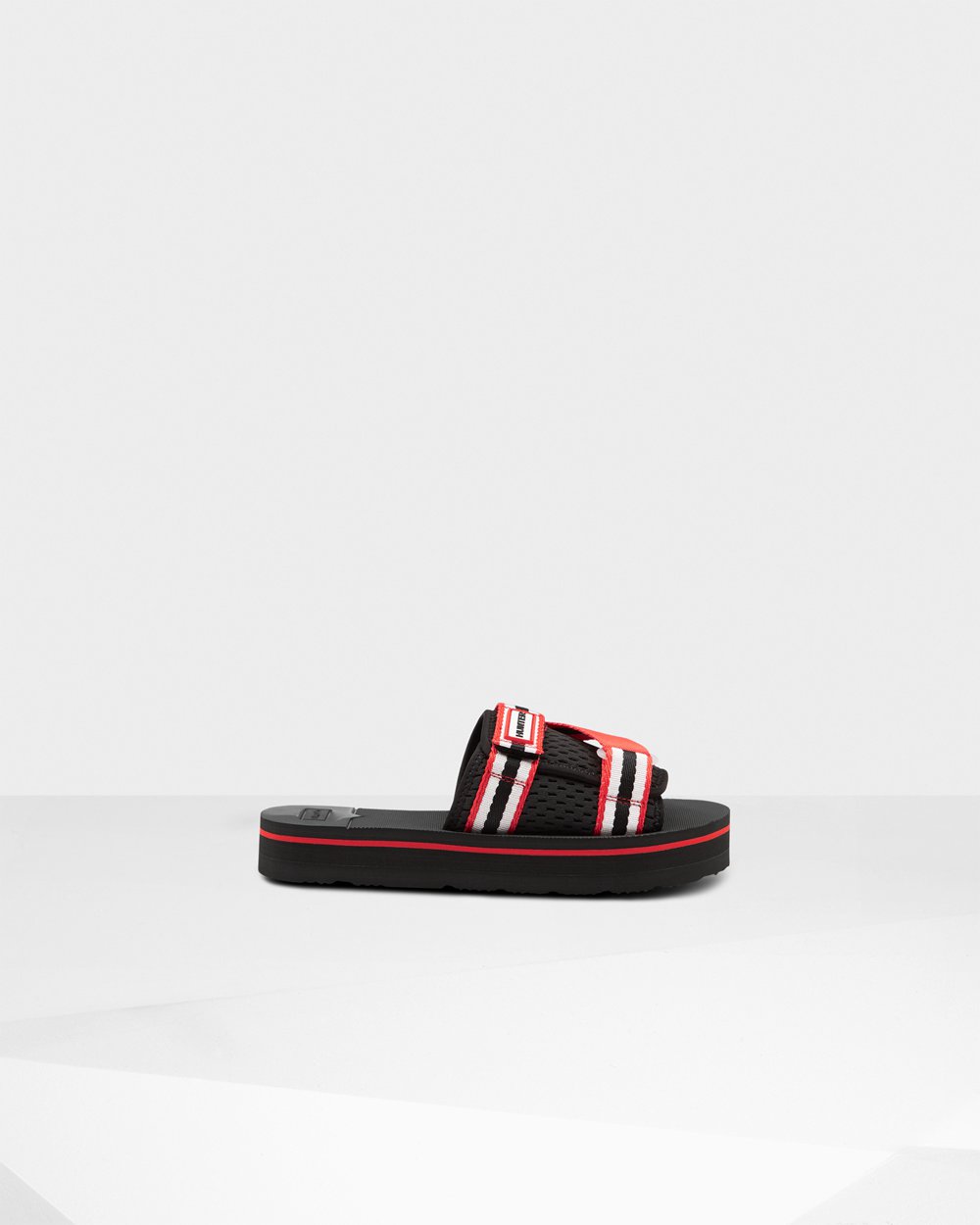 Hunter Terlik Bayan Siyah/Beyaz/Kırmızı - Original Flatform Beach - Türkiye XO9364028